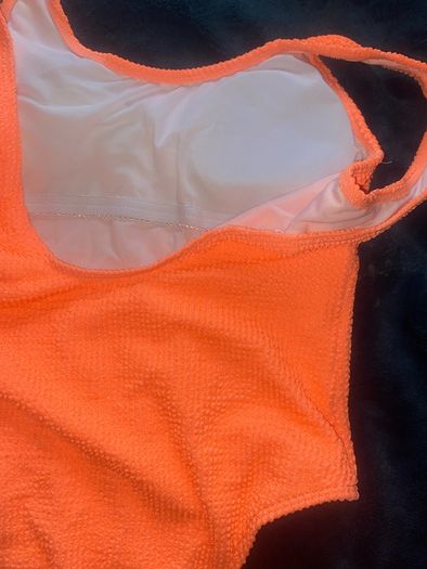 Neon orange one piece swimsuit swimsuit