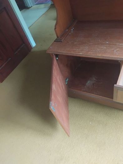 mid century style tall sideboard