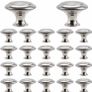 20Pack Cabinet Door Knobs Brushed Nickel Round Drawer Handle Hardware Stainless Steel with Screw for Kitchen Bathroom Bedroom Silver (MULTIPLE AMOUNTS, SEE DESCRIPTION) Image 3
