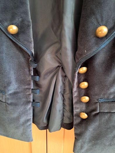 Atmosphere Velvet Military Style Jacket Size 12