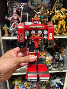 Power Rangers Lost Galaxy Gingaman DX Giga Rhinos Megazord Bandai Japan Vintage