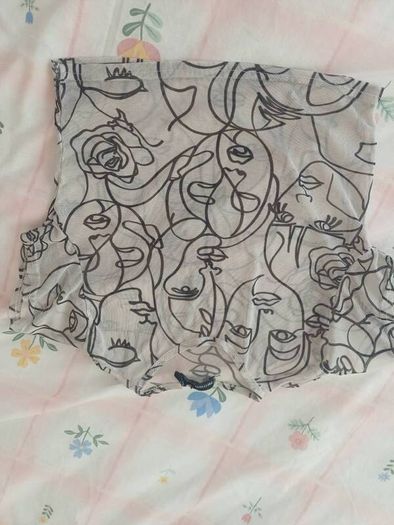 Printed mesh top