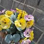 Artificial flower hanging basket Image 2
