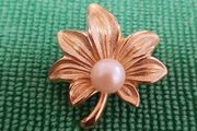 Vintage Brooch with a Pearl.