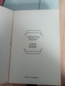 Louis Dudek - Collected Poetry