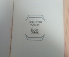 Louis Dudek - Collected Poetry