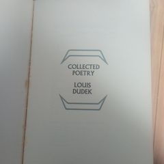 Louis Dudek - Collected Poetry