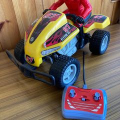 Quad Bike with Control unit. 97 rider pro. & figure.