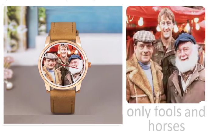 Only Fools and Horses themed wristwatch