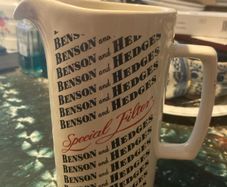 Benson and hedges pub jug