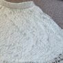 skirt size small Charlotte Russe cream lace skirt size 10 Image 10