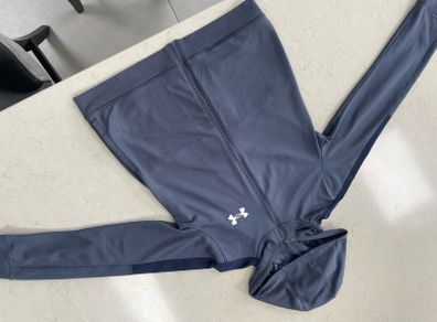 Boys navy zippy top