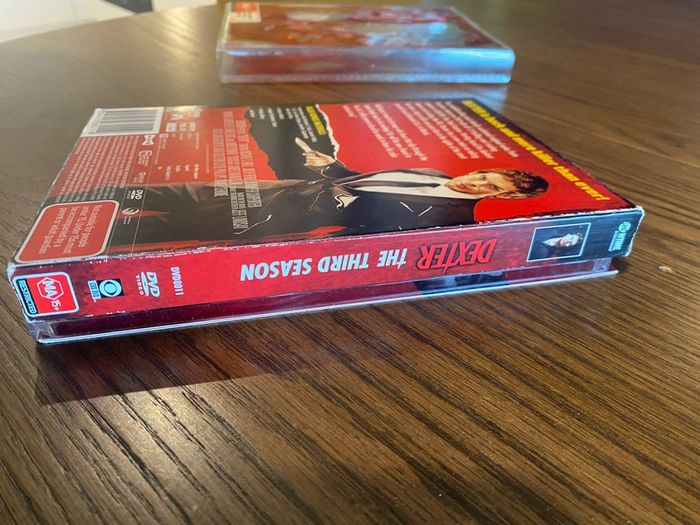 Rare Dexter The Complete Season 3 Dvd Boxset blood Slipcase