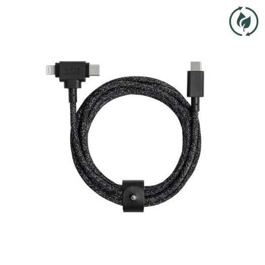 usb-c + Lightning cable