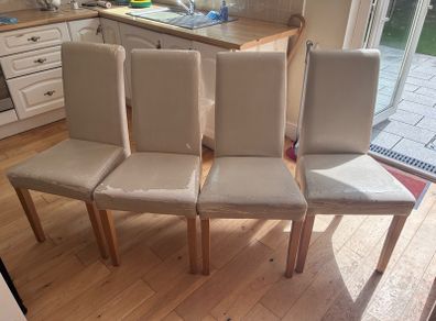 four dining chairs