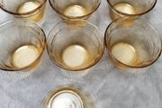 Vintage(70s) Amber Glass Custard Cups or Ramekins