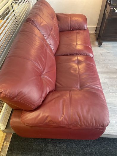 Leather 2-Seater Sofa