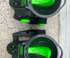 2 soccer launchers