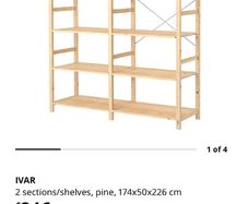 Ikea Ivar wardrobe or shelving unit