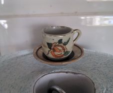 Tiny cup&saucer set