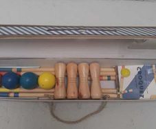4 Player Lawn Croquet Set.