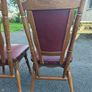 4 oak dinning chairs Image 4