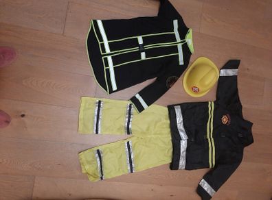 Fireman Costume / Helmet - Childs
