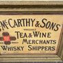McCarthy Whisky Tea and Wine Merchant Pub Sign Image 2