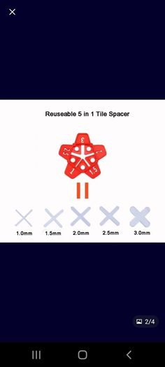 Multi tile spacers Reusable 500 PCS