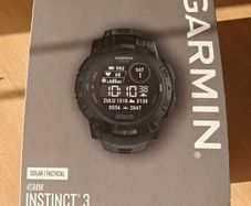 Garmin Instinct 3 Solar Tactical Edition 45mm black model.
