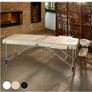 Mobile Aluminium Massage Table 2 Zones Height-Adjustable Including High-Quality Aluminium Headrest and Bag Various Colours. Image 2