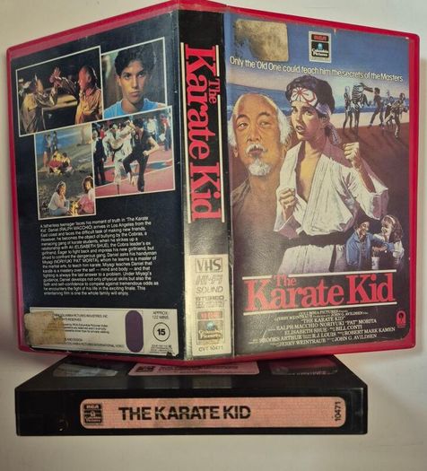 The Karate Kid VHS (1984)  Rare Original RCA/Columbia Red Box Release  Mold Free