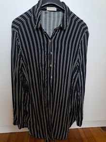 Black Stripe Shirt S