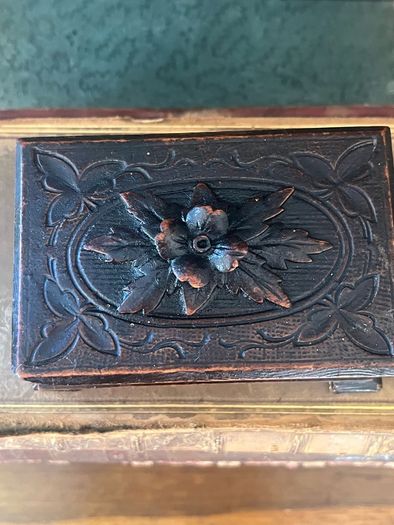 Carved Wooden box
