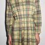 Fab Zara Lemon and Green Plaid MIDI Dress New  Size Large runs big UK 12-14 Image 8