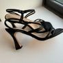 OFFICE strappy knot heeled sandals size 5/38 Image 3