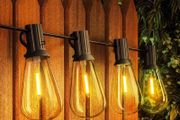 FREE SHIPPING 60FT Outdoor LED String Lights, ST38 Garden String Lights Mains Powered,Waterproof LED Outdoor Festoon Lights, 30+1 Bulbs 2700K Outside Patio String Lights for Decor Cafe Party Wedding