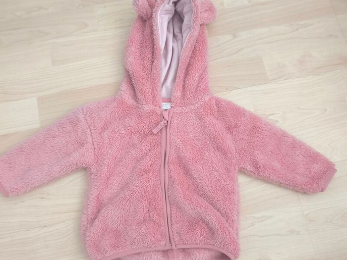 Baby girl zip up top