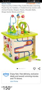 Hape wooden Activity Table