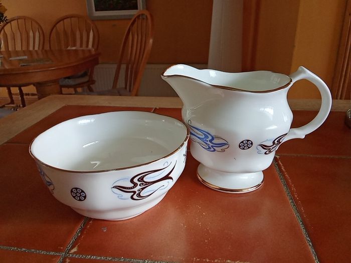 Bone China Jug and Sugar Bowl