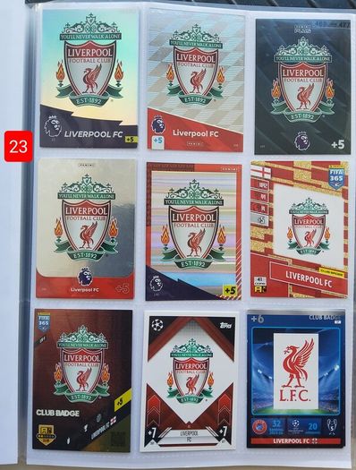 Liverpool Football Cards (limited, Crests, Signature,  Etc)