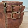 Tan leather boots Image 5