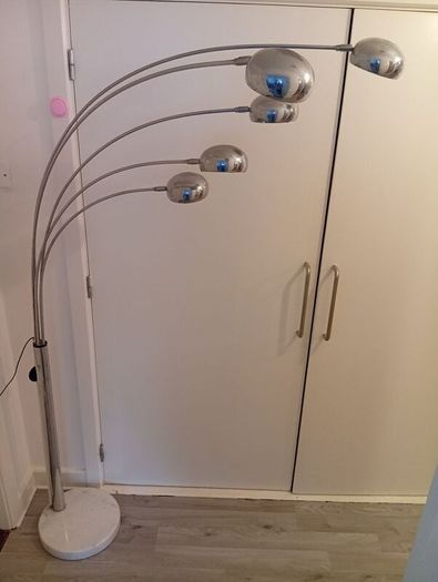 Deluxe Arch 5 Lights Chrome Floor lamp
