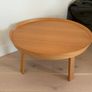 Muuto Around Large Coffee Table 72cm Oak Wood Image 4