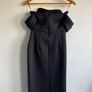 Miss Selfridge Petites strapless black dress size 8 Image 6