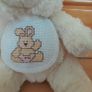 Baby Gift - Rabbit with Hand Stitched Bib Image 2