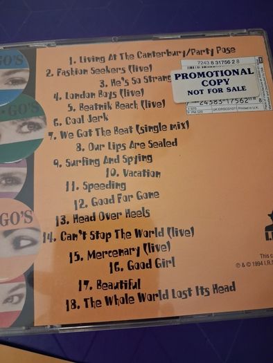 Go-Go's - The Best Of - 1994 Promo Cd