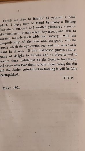 The Golden Treasury Of Songs And Lyrics. By Francis T. Palgrave. Macmillan And Co Limited.