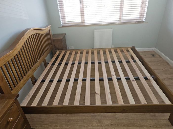 Super king solid wood bed frame