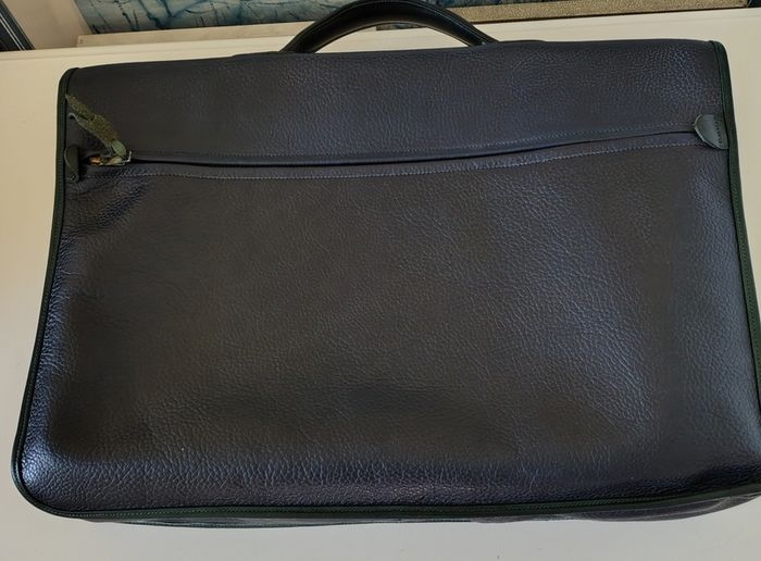 Large Vintage Chesneau Leather Satchel Briefcase